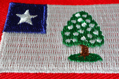 Historical Mississippi Flag Iron on Patch - 3x1.9 inch