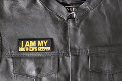 I am My Brother's Keeper Patch Yellow - 4x1.5 inch