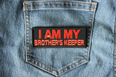 I am My Brother's Keeper Orange Patch - 4x1.5 inch