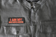 I am My Brother's Keeper Orange Patch - 4x1.5 inch