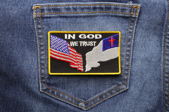 In God We Trust Patch - 3.5x2.25 inch