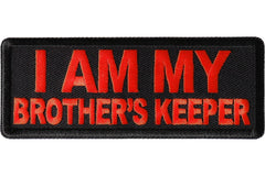 I am My Brother's Keeper Orange Patch - 4x1.5 inch