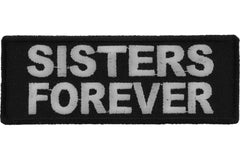 Sisters Forever Iron on Morale Patch - 4x1.5 inch