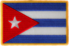 Cuba Flag Patch - 3x2 inch