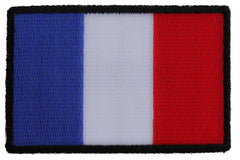 France Flag Patch - 3x2 inch