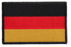 German Flag Patch - 3x2 inch