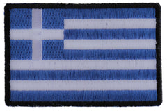 Greek Flag Patch - 3x2 inch