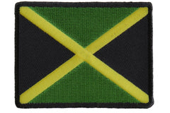 Jamaican Flag Small Patch - 3x2.5 inch