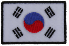 Korean Flag Patch - 3x2 inch