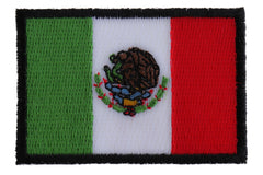 Mexico Flag 2.5 Inch Patch - 2.5x1.5 inch