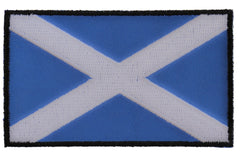 Scotland Flag Patch - 3.5x2.1 inch