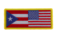 USA Puerto Rico Patch - 4x1.75 inch