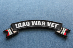 Iraq War Vet Ribbon Small Rocker - 4x1.5 inch