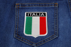 Italia Shield Patch - 2.5x3.25 inch