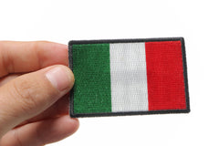 Italian Flag Patch - 3x2 inch