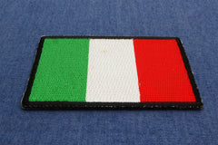 Italian Flag Patch - 3x2 inch