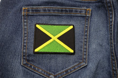 Jamaican Flag Small Patch - 3x2.5 inch