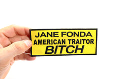 Jane Fonda American Traitor Bitch Patch - 5.5x2.25 inch