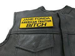 Jane Fonda American Traitor Bitch Patch - 5.5x2.25 inch