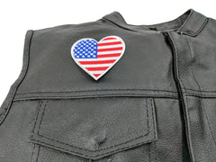 Love USA Heart Patch - 3x3 inch