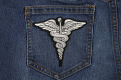 Medic Symbol Patch BW - 4x3.8 inch