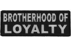 Brotherhood Of Loyalty Military Morale Patch - 4x1.5 inch