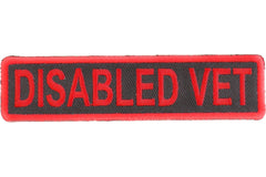 Disabled Vet Patch - 4x1 inch