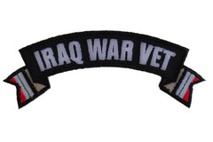 Iraq War Vet Ribbon Small Rocker - 4x1.5 inch