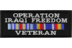 Operation Iraqi Freedom Veteran Patch - 4x2 inch