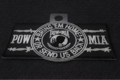 POW MIA Barbwire Patch - 4.5x2.5 inch