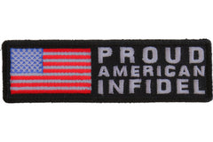 Proud American Infidel Patch - 4x1.2 inch