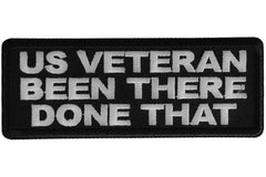 US VETERAN Been there done that patch - 4x1.5 inch