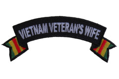 Vietnam Veteran's Wife Patch - 4x1.5 inch