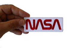 NASA Novelty Iron on Patch - 4x1.5 inch