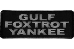 Gulf Foxtrot Yankee Patch - 4x1.5 inch