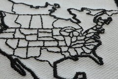 North America Color In Patch Small - 3.75x2.75 inch