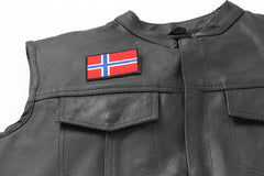 Norway Flag Patch - 3x2 inch