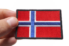 Norway Flag Patch - 3x2 inch