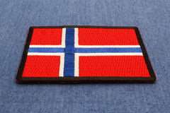 Norway Flag Patch - 3x2 inch