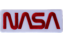 NASA Novelty Iron on Patch - 4x1.5 inch