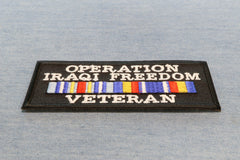 Operation Iraqi Freedom Veteran Patch - 4x2 inch