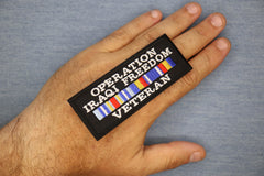 Operation Iraqi Freedom Veteran Patch - 4x2 inch