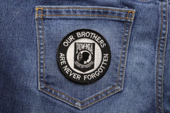 Our Brothers Are Never Forgotten Patch Small - 3x3 inch