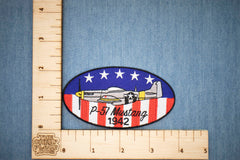 P-51 Mustang 1942 Patch - 4x2.2 inch