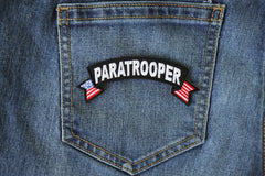 Paratrooper Patch - 4x1.5 inch