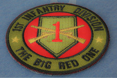 1st Infantry Division Patch The Big Red One - 3x3 inch