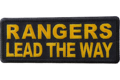 Rangers Lead The Way Patch - 4x1.5 inch