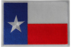 Texas Flag Iron on Patch Medium - 5x3.5 inch