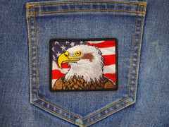 Patriot Eagle Patch - 3x3 inch