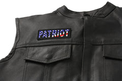 Patriot Iron on Patch - 4x1.5 inch